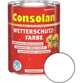 Produktbild: Consolan Wetterschutz-Farbe weiß 2,5 Liter NEUWARE Art. Nr. 5083187