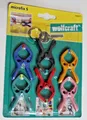 Produktbild: 6 x Wolfcraft Microfix Federzwinge Mehrfarbig Art. Nr. 3420000