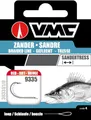 Produktbild: VMC Perfect Zander Einfachhaken Rot Kevlarvorfach Einzelhaken Zanderhaken, Hakengröße:1