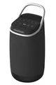 Produktbild: GRUNDIG Bluetooth Lautsprecher GBT Band 360, Musikbox, 360°-Sound, 12 Watt RMS, bis zu 30 m Reichweite, 19 Stunden Akkulaufzeit, DAB+ und FM Radio, AUX Input, OLED Display, Schwarz, GLR7768, 21,5 cm