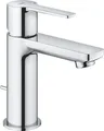 Produktbild: Grohe Lineare Einhand-Waschtischbatterie, XS-Size, Zugstangen-Ablaufgarnitur, Ausladung 107mm, 32109001