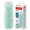 Produktbild: NUK Mini-Me Sip für Kleinkinder | ab 9 Monate | 300 ml | Kinderwasserflasche | auslaufsichere stabile Trinköffnung | bruchsicher | Minze/Biene