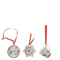 Produktbild: Rosenthal Hutschenreuther Sammelthemen 21 'Mini-Set 3tlg. Sternt. Teller Becher - Weihnachtsgaben ' 6 cm