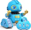 Produktbild: Ophy Roboter Kinder Spielzeug, wiederaufladbar und projizierbar, RC-Roboter mit