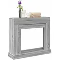 Produktbild: Kaminumrandung Grau Sonoma 100x30x87,5 cm Holzwerkstoff - Vidaxl