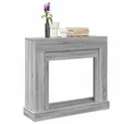 Produktbild: vidaXL Kaminumbauschrank Kaminumrandung Grau Sonoma 100x30x87,5 cm Holzwerkstoff