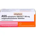 Produktbild: ASS-ratiopharm PROTECT 100 mg 50 St