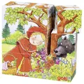 Produktbild: GOKI Würfelpuzzle Märchen 9 Würfel Puzzle Puzzlespiel Kinderspiel Holzpuzzle