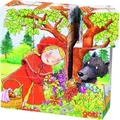 Produktbild: Würfelpuzzle Märchen | 10,5 x 10,5 x 3,5 cm, Holz, 9 Würfel, per Stück | goki