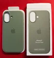 Produktbild: Original Apple Silikon Case MagSafe iPhone 17 Grün MGEX4ZM/A A3558 Hellmoosgrün