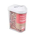 Produktbild: keeeper Schüttdose für Trockenvorräte, Stufenlos verstellbarer Dosierdeckel, Kunststoff, 250 ml, 6,5 x 4 x 12 cm, Paola, Weiß