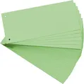 Produktbild: Exacompta 13345B 100er Pack Premium Karton Trennstreifen. 10,5 x 24 cm grün