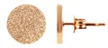 Produktbild: Akzent Wasserfeste Edelstahl Ohrringe Ohrstecker für Damen in Roségold, 100% Wasserfest & Hautverträglich