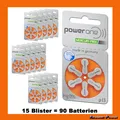 Produktbild: 90 Stück Hörgerätebatterie PowerOne Typ 13 PR48 p13 Hörgeräte Batterie