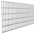 Produktbild: Doppelstabmatte Element 2,5 m 6/5/6 NUR MATTE Gittermatte Zaunelement Anthrazitgrau 1230 mm
