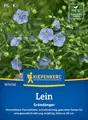Produktbild: Kiepenkerl Lein Blauer Flachs 1074150 - himmelblaue Flachsblüten die schnellwüchsig und einjährig sind - circa 60cm hoch - Wildblumensamen, Blumensamen