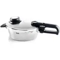 Produktbild: Fissler Schnellkochtopf Vitavit Premium, Edelstahl, Metall, 2.5 L, farblich gekennzeichnete Kochstufenanzeige, Druckregelventil, Gegengriff, Kochen, Töpfe, Schnellkochtöpfe