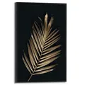 Produktbild: REINDERS Gerahmtes Bild, Areca Palmenblatt Gold, Wohnzimmer, Bilder, Wanddeko, Room Decor, MDF, Gold, 30x20cm