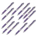 Produktbild: 12x PENTEL Gelschreiber Lila EnerGel BL77 Tintenroller Gelstift Stärke Mittel