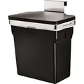 Produktbild: simplehuman Schrank Abfalleimer, strapazierfähiger Stahlrahmen - 9,5x9,5x62 cm; CW1643 - Schwarz