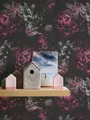 Produktbild: BUNTE BLUMEN-TAPETE | Botanisch – Lila Schwarz Grau Weiß – A.S. Création