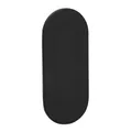Produktbild: SOTECH Blindrosette oval 65 x 28 x 2 mm Edelstahl schwarz mit 3M-VHB-Klebepad ohne Bohren montierbar Abdeckrosette für Schlösser in Möbel und Türen
