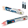 Produktbild: PeakTech P 1031 – Kontaktloser AC Spannungsprüfer mit LED Signal Lampe & Vibration, 50-1000 V AC Betriebsbereich, Berührungsloser Spannungstester, Strom Prüfgerät, Stift Multimeter, 155 x 25mm, White