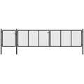 Produktbild: Vidaxl - Gartentor Stahl 500×75 Cm Anthrazit