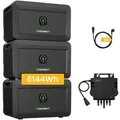Produktbild: Growatt NOAH 2000 2048Wh Solarspeicher x3 mit NEO 800M-X Mikrowechselrichter 0% MwSt