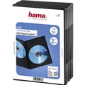 Produktbild: Hama 1x10 DVD-Doppel-Leerhülle Slim 75% Platzsparnis (51184)