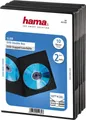 Produktbild: Hama DVD-Hülle DVD-Doppel-Leerhülle Slim, 10er-Pack, Schwarz, Schutzhülle, Cover