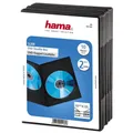 Produktbild: HAMA DVD-Doppel-Leerhülle Slim, 10er-Pack, Schwarz (00051184) #24993632
