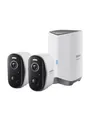 Produktbild: Baseus N1 Plus 2K Outdoor Camera Set (White)