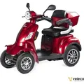 Produktbild: Veleco Faster - 4-Rad Seniorenmobil - 1000W - Fertig montiert - Abschließbarer Stauraum - Alarm Elektromobil - USB - Mobilitätsroller (Rot) - Rot