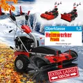Produktbild: BRAST XXL Kehrmaschine Benzin 4,8kW/6,5PS Schneefräse Laubsammler 2.Wahl
