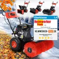 Produktbild: BRAST Kehrmaschine Benzin | Kehrbürste Laubsammler Schneeschieber | 4,8kW(6,5PS)