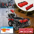 Produktbild: BRAST XXL Kehrmaschine Benzin Schneefräse Laubsammler Schneeschieber 4,8kW/6,5PS