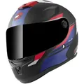 Produktbild: FC-Moto FF114B Zeron Helm, schwarz-weiss-rot-blau, Größe XS für Männer
