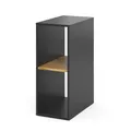 Produktbild: Vicco PC-Schrank Tomy, Anthrazit/Goldkraft Eiche, 28.5 x 50 cm,2 Fächer, mit Rollen und Ablagefläche für Computerzubehör