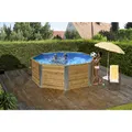 Produktbild: WEKA Achteckpool, grau/grün, BxHxL: 310 x 116 x 310 cm - beige
