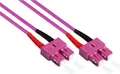 Produktbild: Alcasa LW-830SC4 Glasfaserkabel 30 m SC OM4 Violett (LW-830SC4)