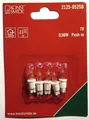 Produktbild: Ersatzlämpchen für Konstsmide Miniatur-Lichterkett 7V, 0,98W, weiß/klar, 5er Set