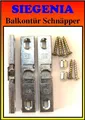Produktbild: 2 Stck ORIGINAL Balkontür Schnäpper Siegenia 1361 NEU incl.Befestigungsschrauben