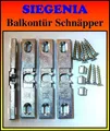 Produktbild: 3 Stck ORIGINAL Balkontür Schnäpper Siegenia 1361 NEU incl.Befestigungsschrauben