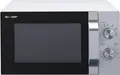 Produktbild: Sharp R204WA Solo-Mikrowelle 6 Leistungsstufen - mechanischer Bedienung zum Auftauen, Garen und Erwärmen