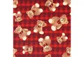 Produktbild: Star Geschenkpapier, Geschenkpapier Teddybären kariert 70cm x 2m Rolle Rot