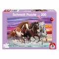 Produktbild: Schmidt Spiele Puzzle Wildes Pferde-Trio, Kinderpuzzle Standard, 200 Teile 56356