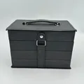 Produktbild: Schminkkoffer Beauty Case black 82 Teile + Koffer in Leder Optik - MIT MÄNGEL