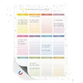 Produktbild: TOBJA magnetischer Geburtstagskalender A4 | Jahresunabhängig & abwischbar | Immerwährender Kalender mit bunten Dots | Dekorativ & wiederverwendbar (Dots magnetisch)