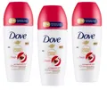Produktbild: 3x Dove Deodorant Advanced Care Pomegranate Granatapfel Roll-On Deodorant 50ml